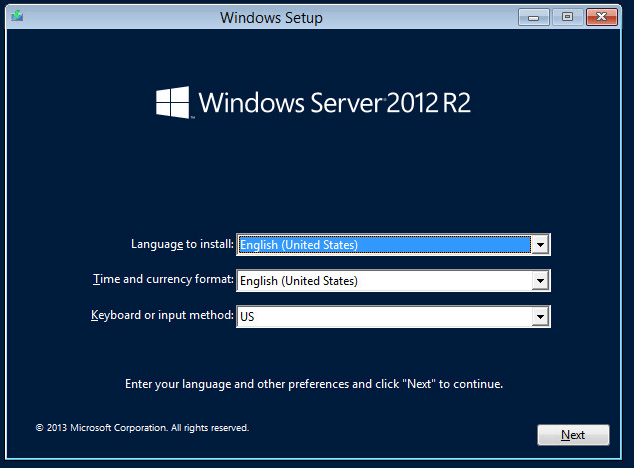 Where can I download an ISO file for Server 2012 R2 